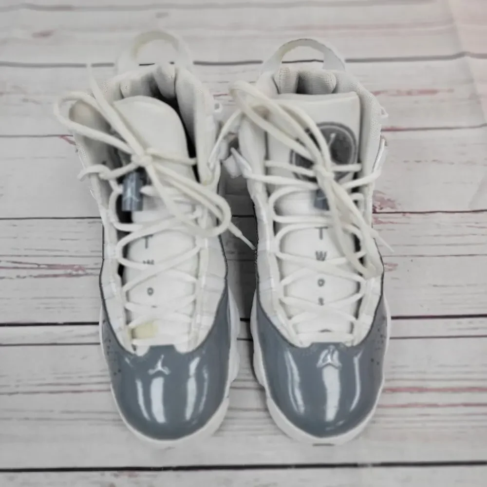 Nike Air Jordan 6 Rings Cool Grey GS 323419-121 Youth Sie 6Y Shoes